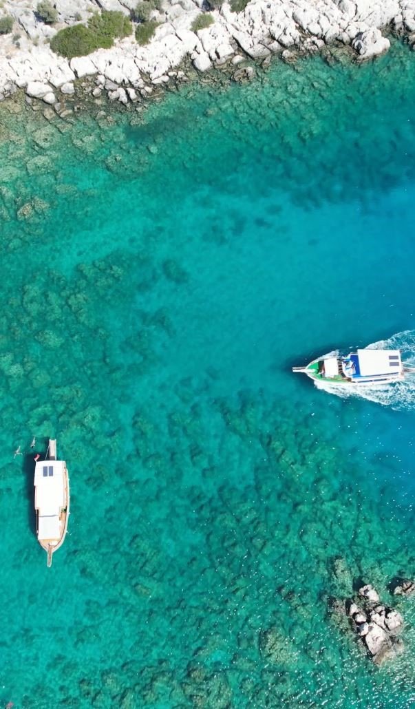 Bin 500 yıl önce depremle birlikte denizin yuttuğu şehir tekne turlarının merkezi oldu