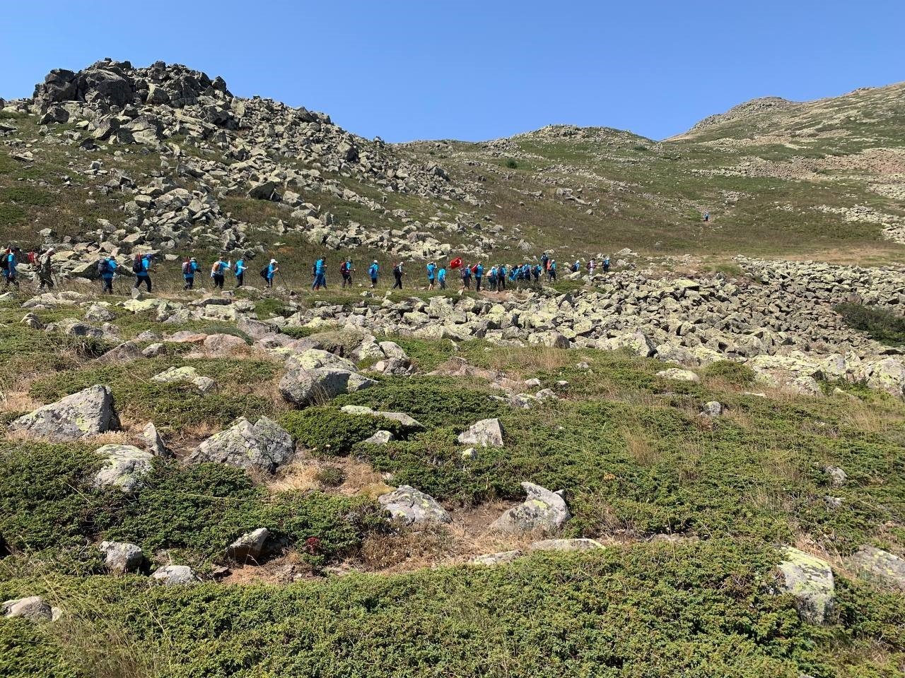 Dağcılar Sivas Kongresi anısına Yıldız Dağı’na tırmandı