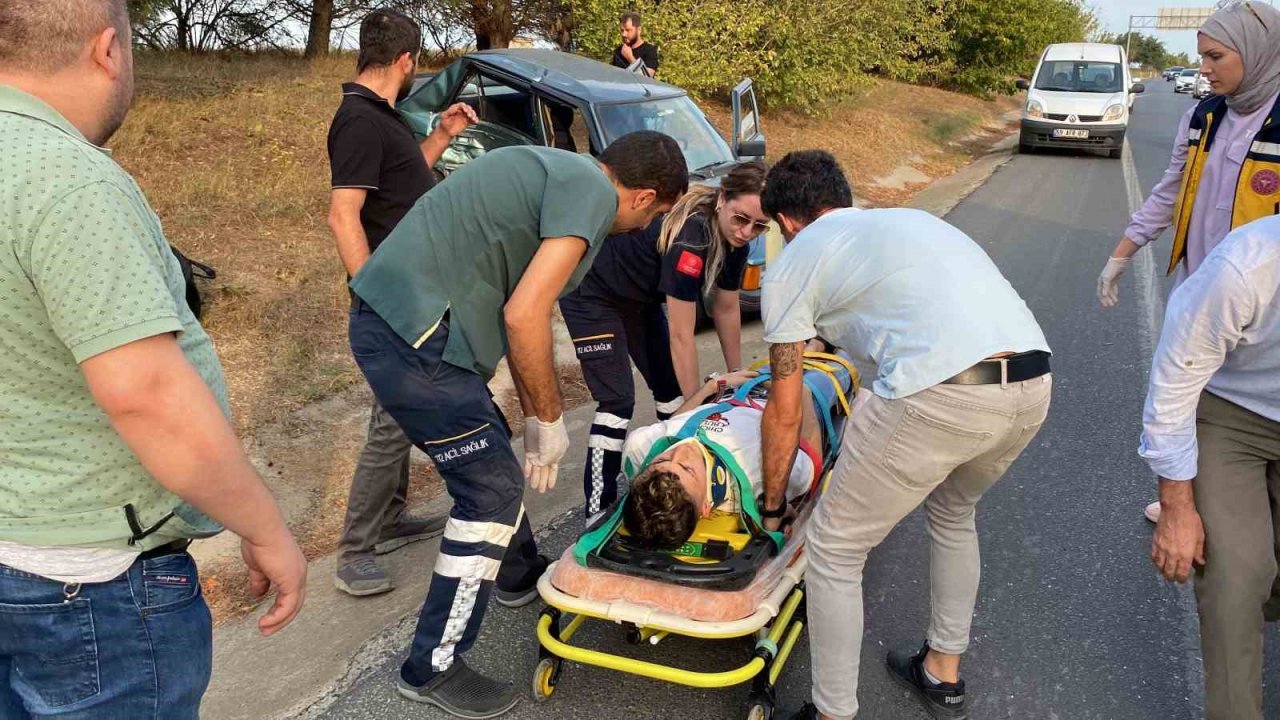Tekirdağ’da trafik kazası: 4 yaralı