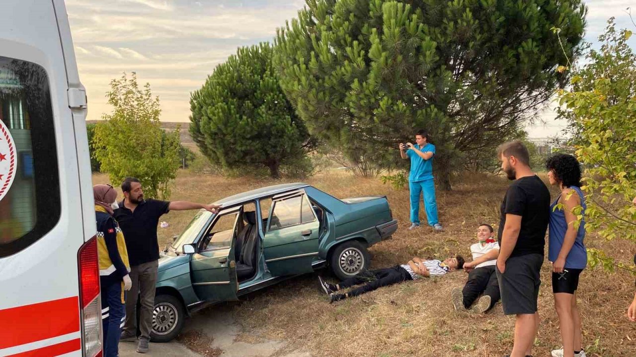 Tekirdağ’da trafik kazası: 4 yaralı