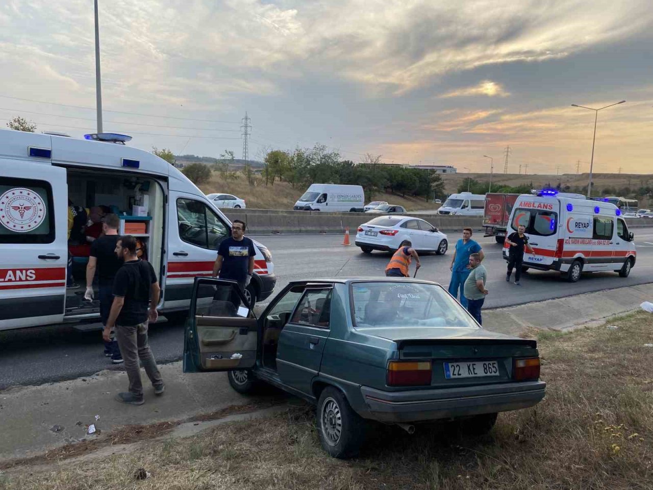 Tekirdağ’da trafik kazası: 4 yaralı