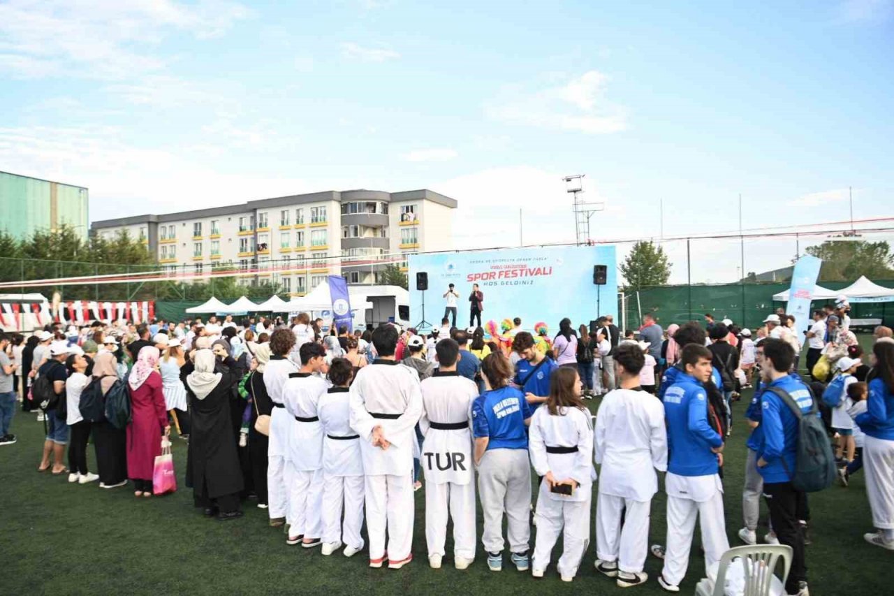 Tuzla Spor Festivali’nde çocuklar doyasıya eğlendi