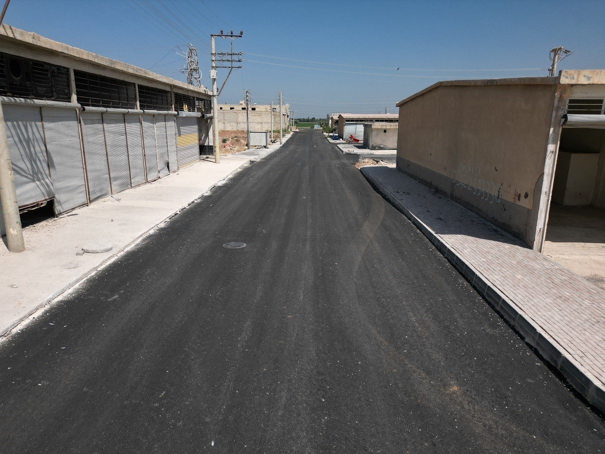 Uğurlu sanayi sitesinin asfaltı tamamlandı
