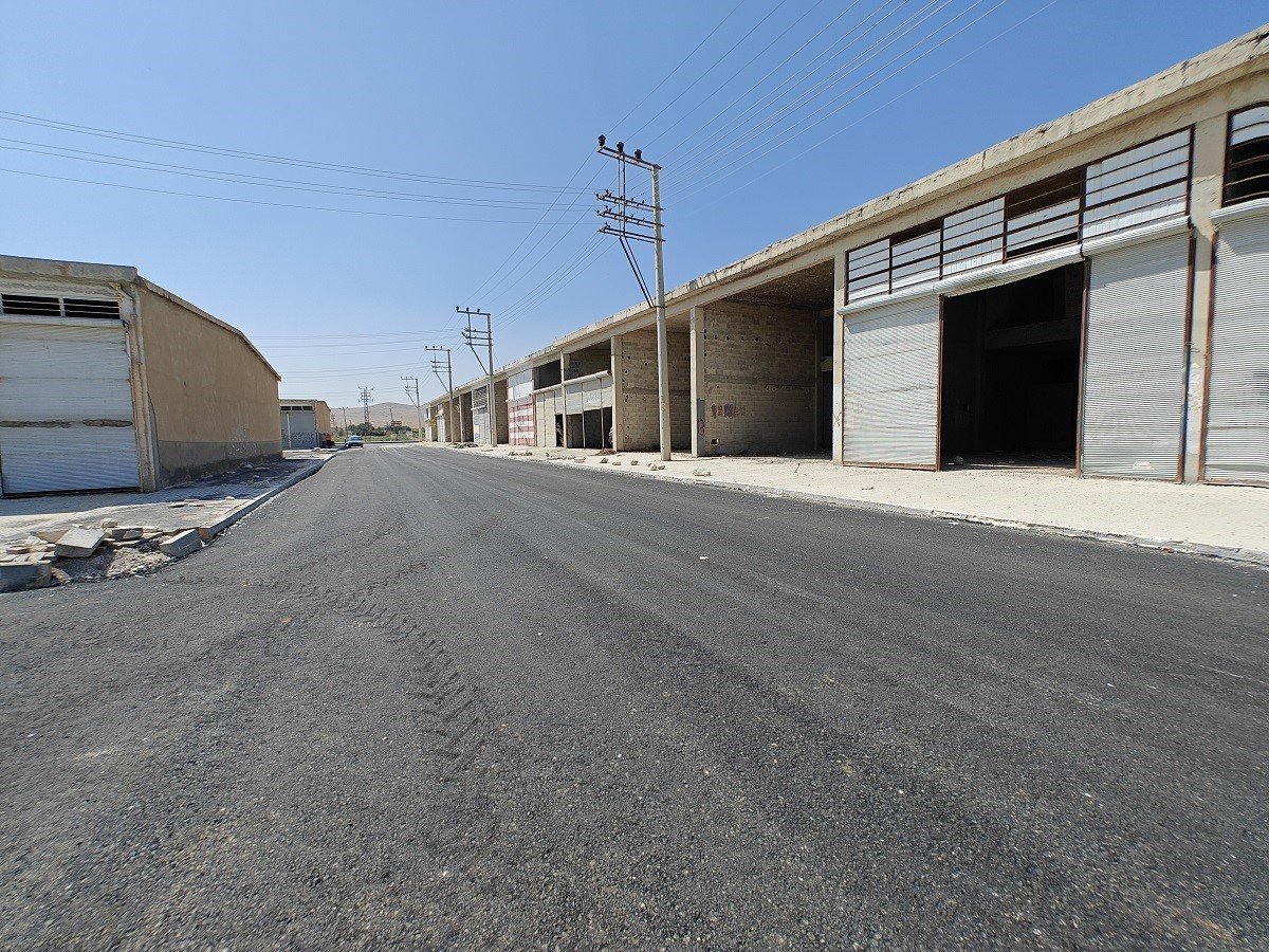 Uğurlu sanayi sitesinin asfaltı tamamlandı