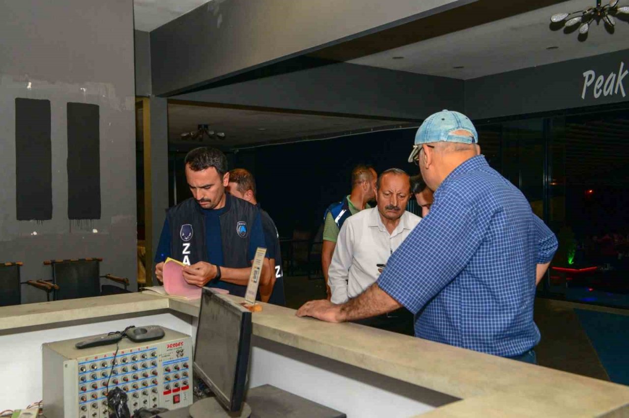 Van’daki eğlence mekânları denetlendi