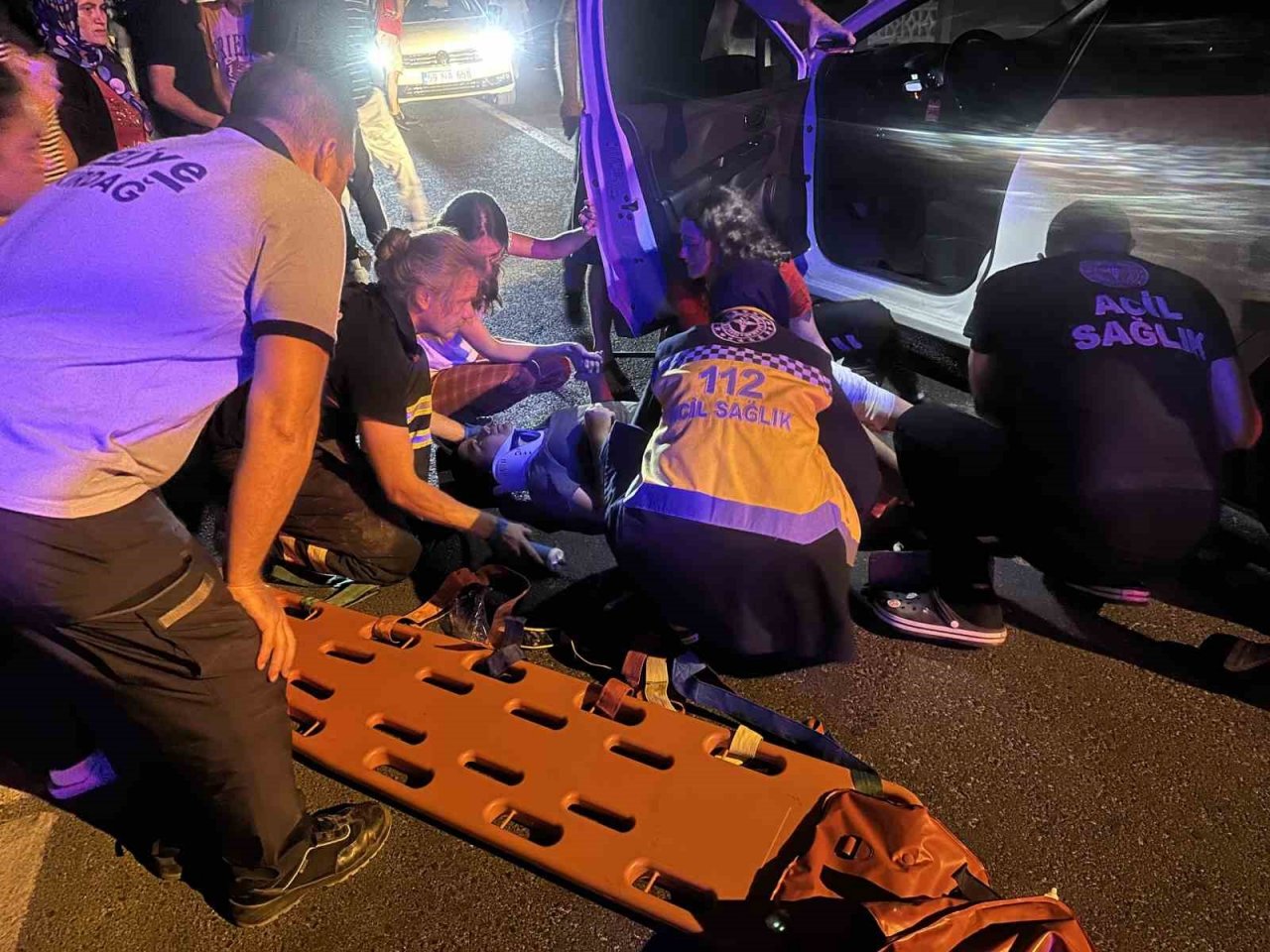 Bisikletli çocuk aracın altında kaldı