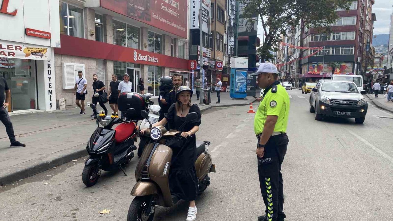 Sürücülere denetim yaptılar, kurallara uymayan cezayı yedi