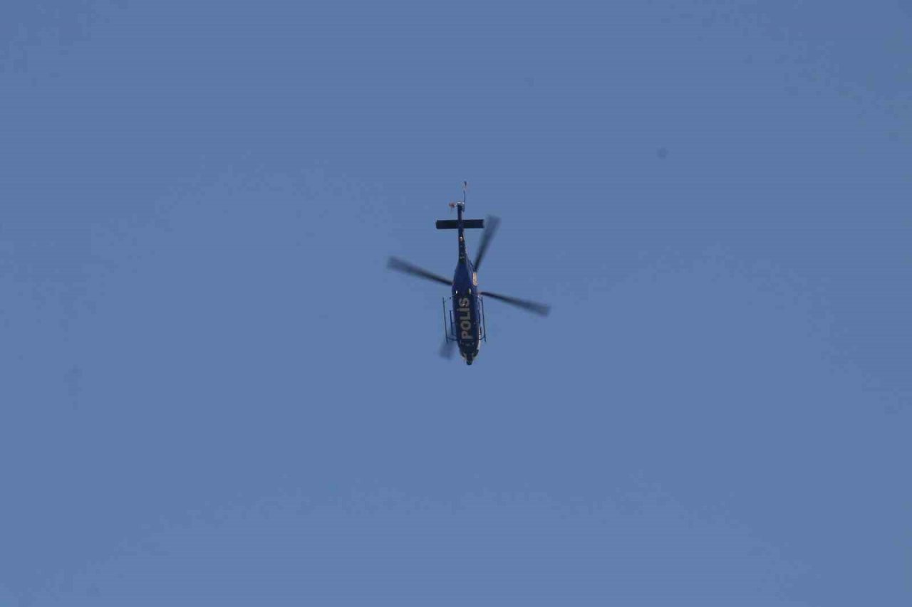 Adana’da infazların yaşandığı caddede hava destekli “Huzur ve Güven” uygulaması