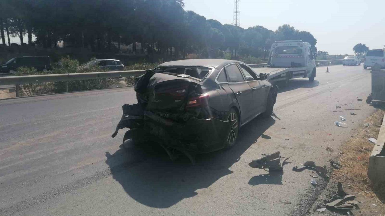 Yaralamalı kazaya giden polisin maddi hasarlı kazada ‘haklılık’ mesaisi