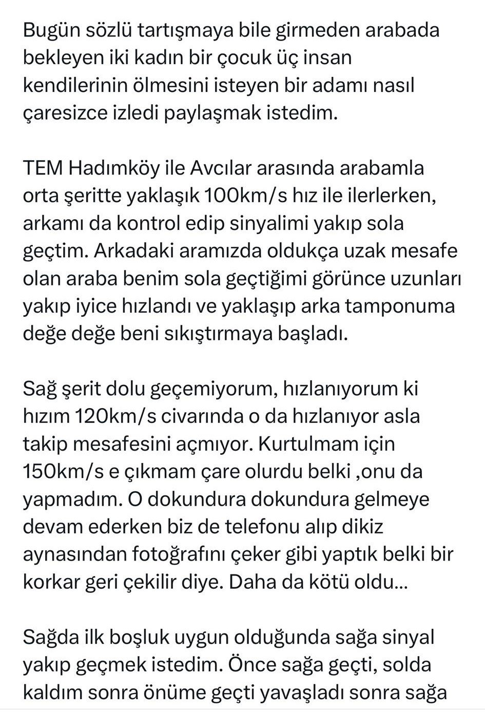 İstanbul’da kadın psikiyatrist trafikte çocuğuyla birlikte dehşeti yaşadı
