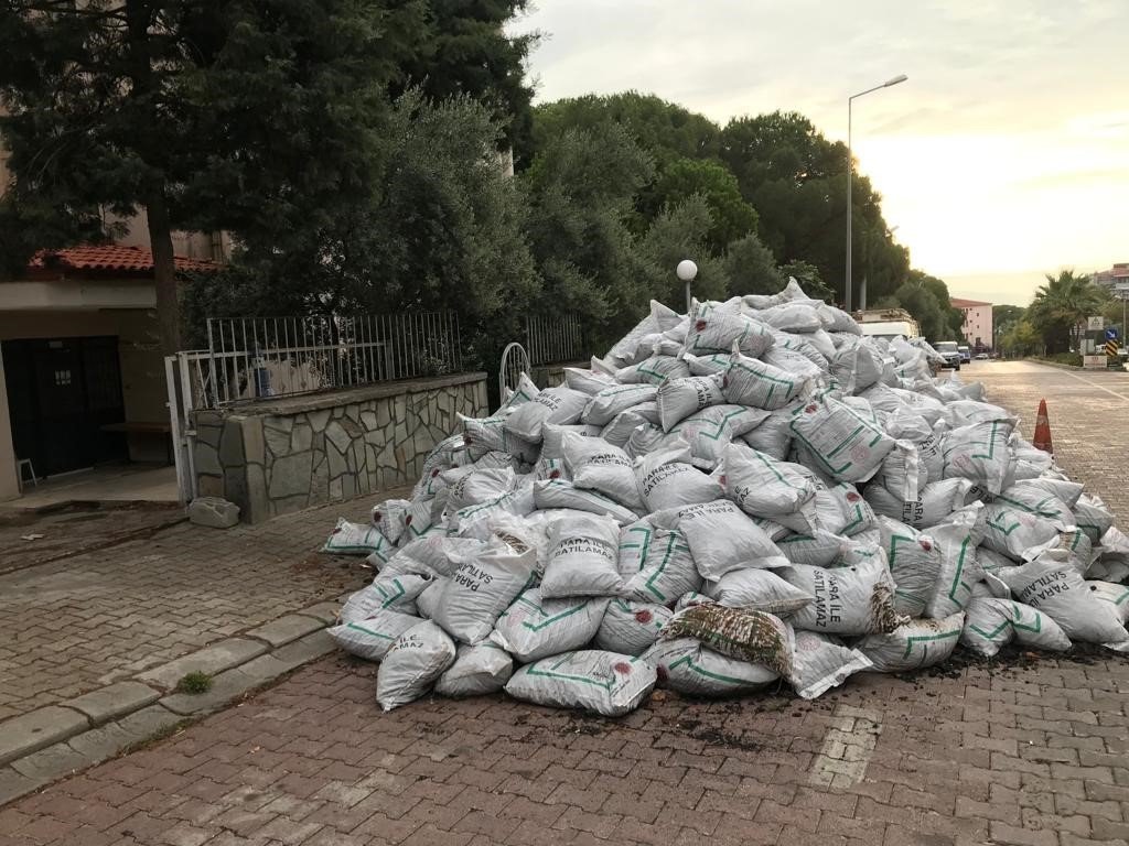 Okul için gönderilen kömürler, haftalardır depo önünde alınmayı bekliyor
