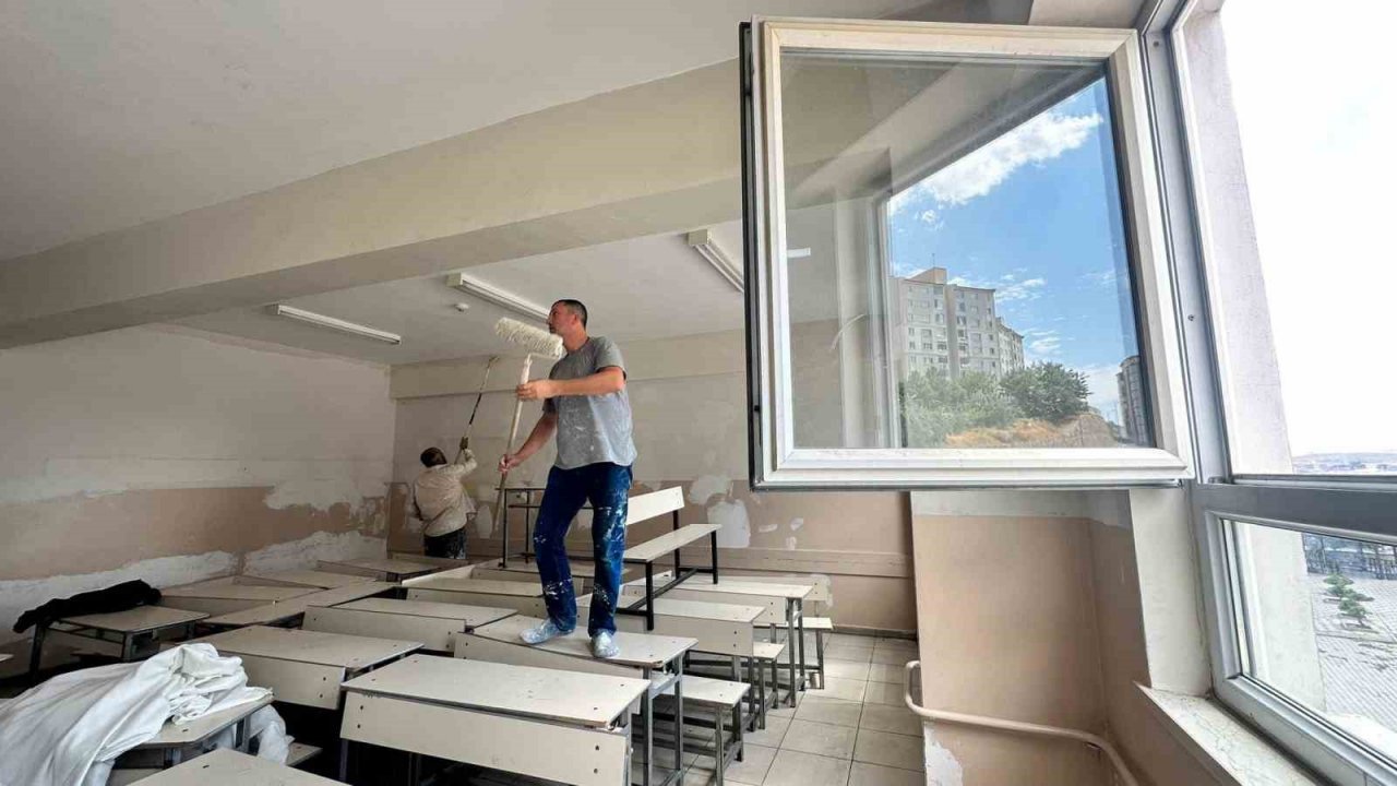 Elazığ’da okullar yeni eğitim öğretim yılına hazırlanıyor