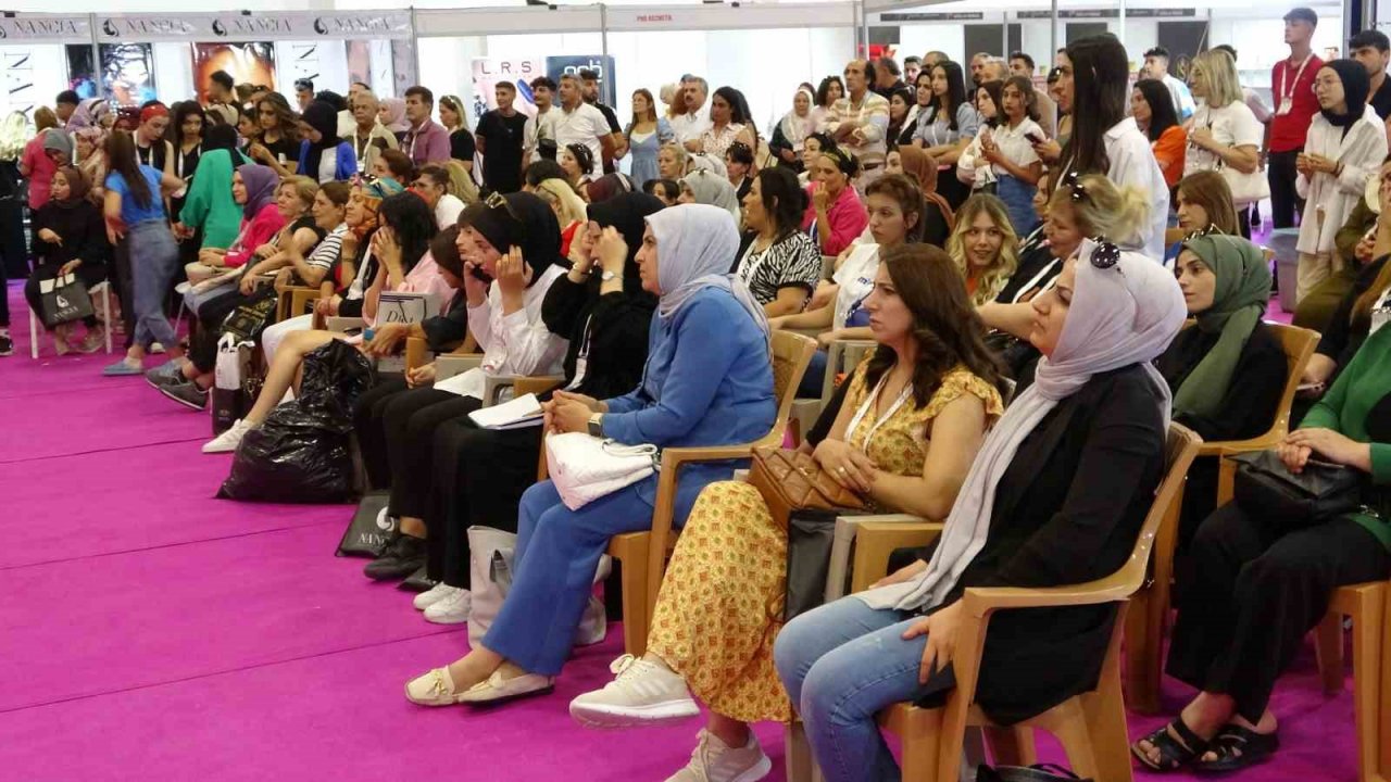 Elazığ’da ilk defa düzenlenen güzellik fuarı büyük ilgi gördü