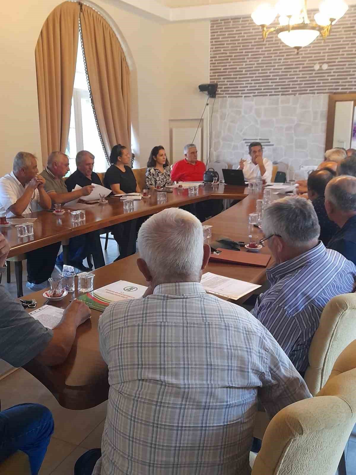 Tarımsal sulama hibe desteği ve kooperatif bilgi sistemi bilgilendirme toplantılarına devam ediyor