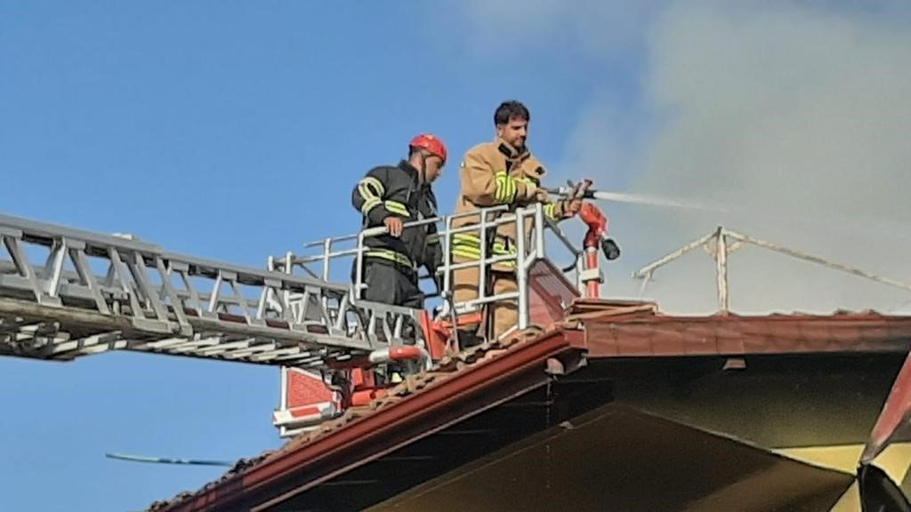 Hatay’da ev yangını söndürüldü