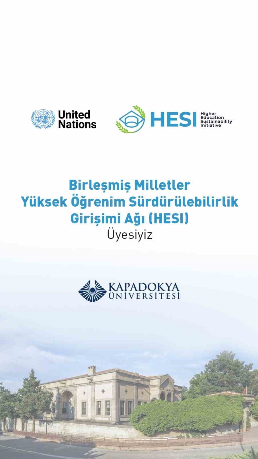 KÜN, Birleşmiş Milletler Yükseköğrenim Sürdürülebilirlik Girişimi ağına katıldı
