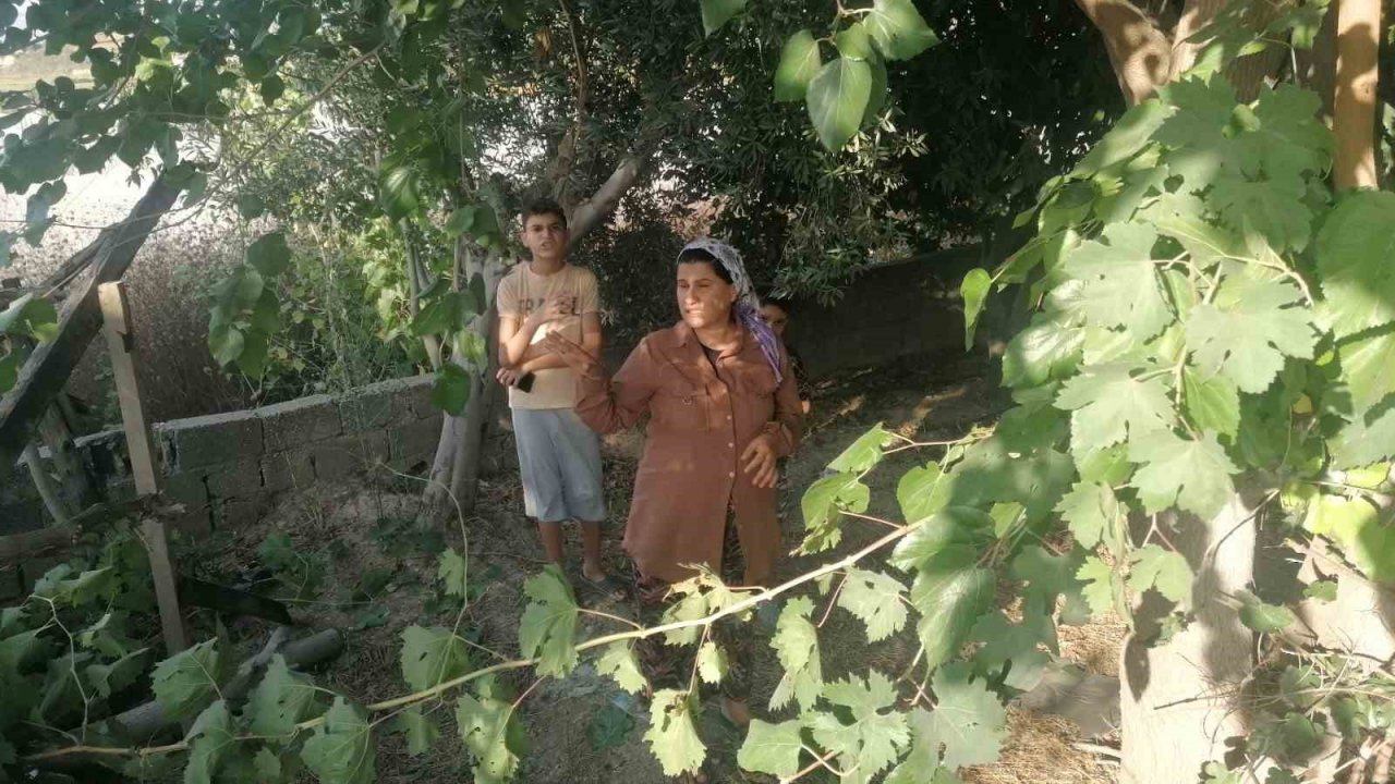 Yoldan çıkan otomobil takla atarak bahçeye girdi: 3 yaralı