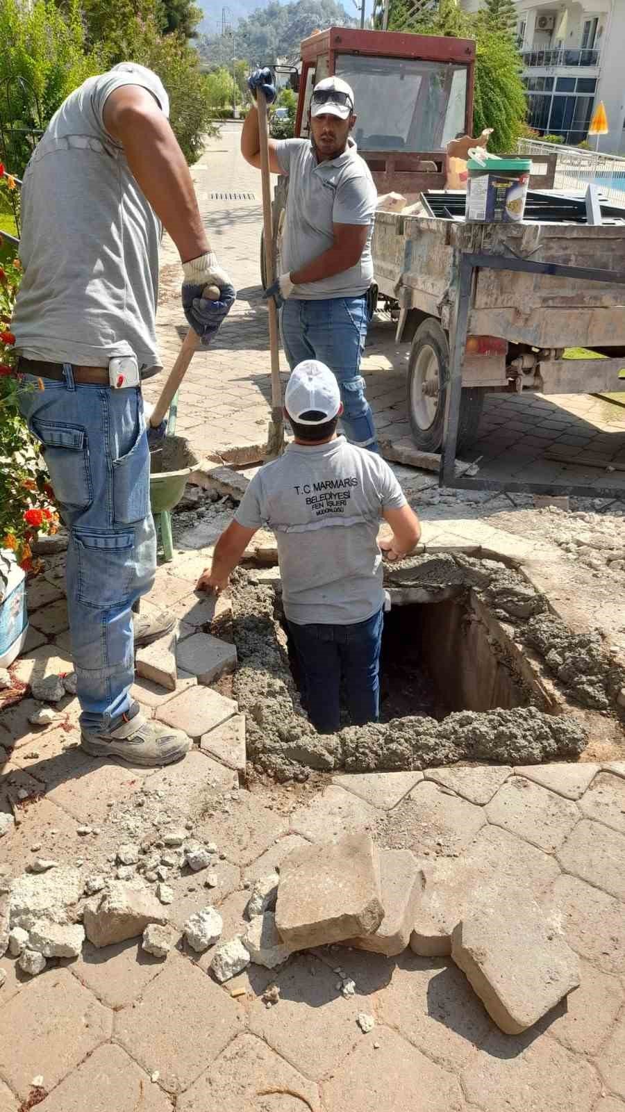 Marmaris Belediyesi su baskınlarının önüne geçecek