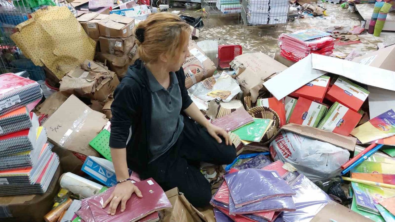 Samsun’da selin yeni görüntüleri ortaya çıktı