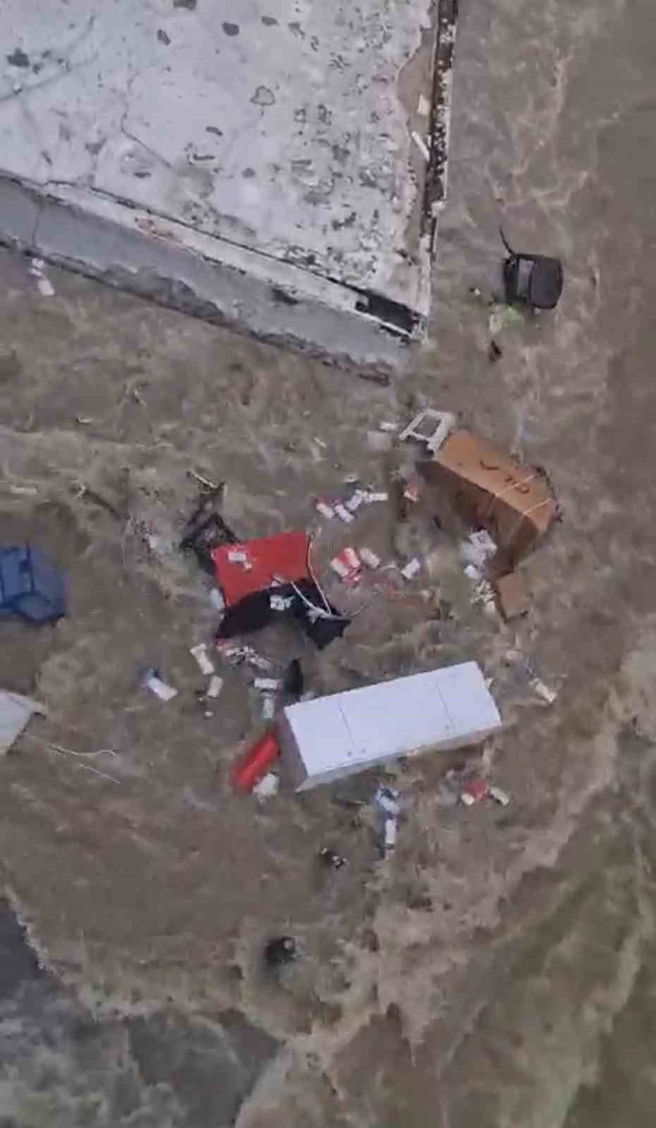 Samsun’da selin yeni görüntüleri ortaya çıktı