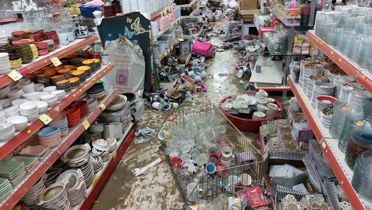 Samsun’da selin yeni görüntüleri ortaya çıktı