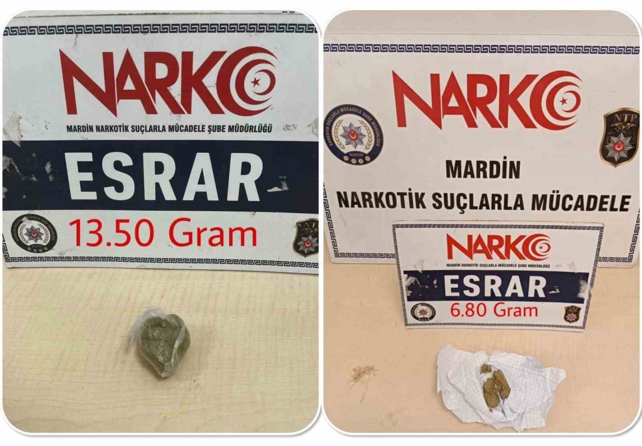 Mardin’de uyuşturucu operasyonlarında 3 tutuklama