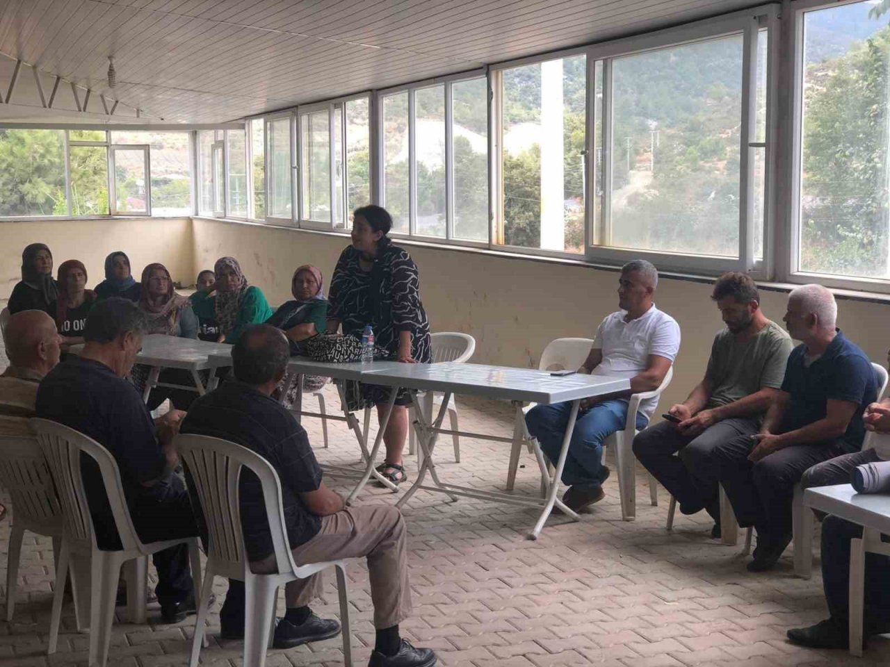 Gazipaşa’da mermer ocağına ’ÇED gerekli değil’ kararı protesto edildi