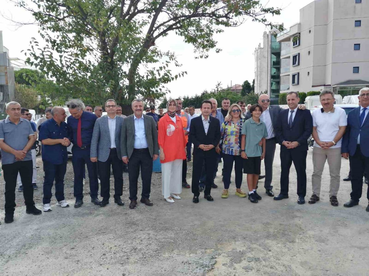 Tuzla’da 24 sınıflı Recep Paylan Anadolu Lisesi’nin zemin beton atma töreni düzenlendi