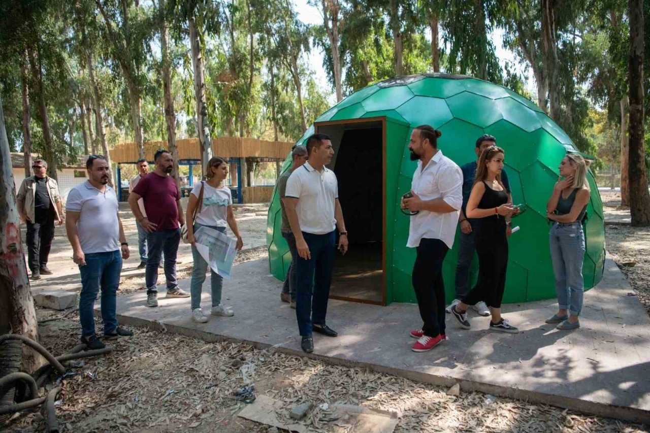 Başkan Ömer Günel Kampinova’daki çalışmaları yerinde inceledi