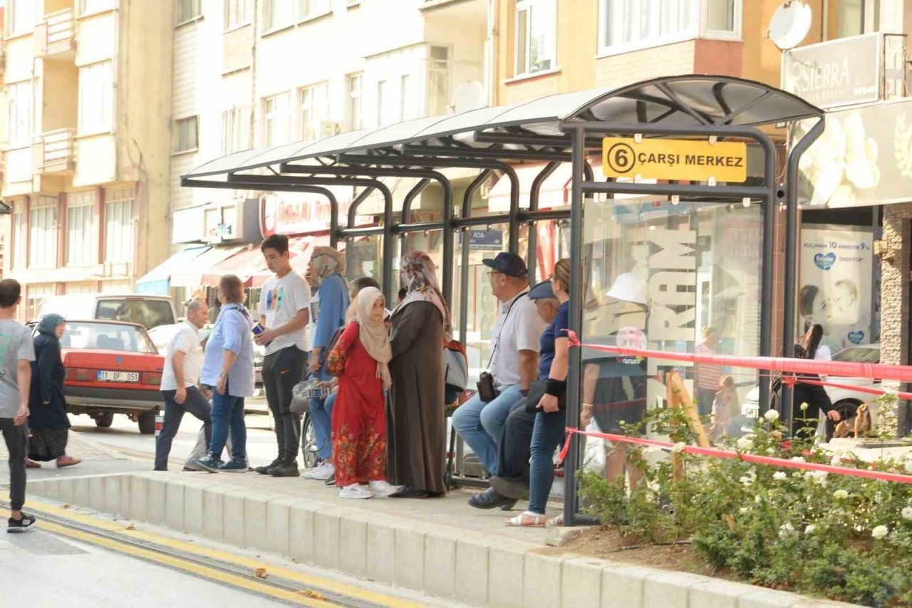 Boztram Bozüyük’te ana caddeyi süslüyor