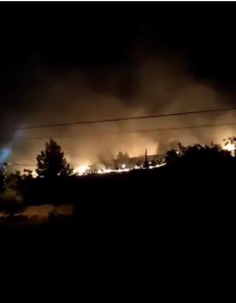 Elazığ’da korkutan yangın