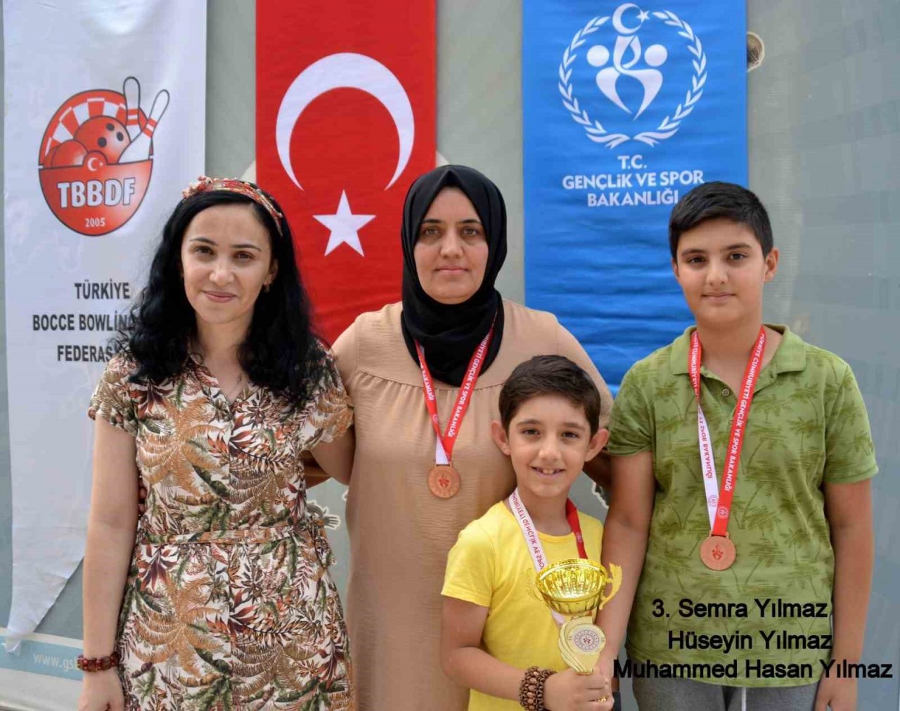 Bocce petank çiftler yarışması