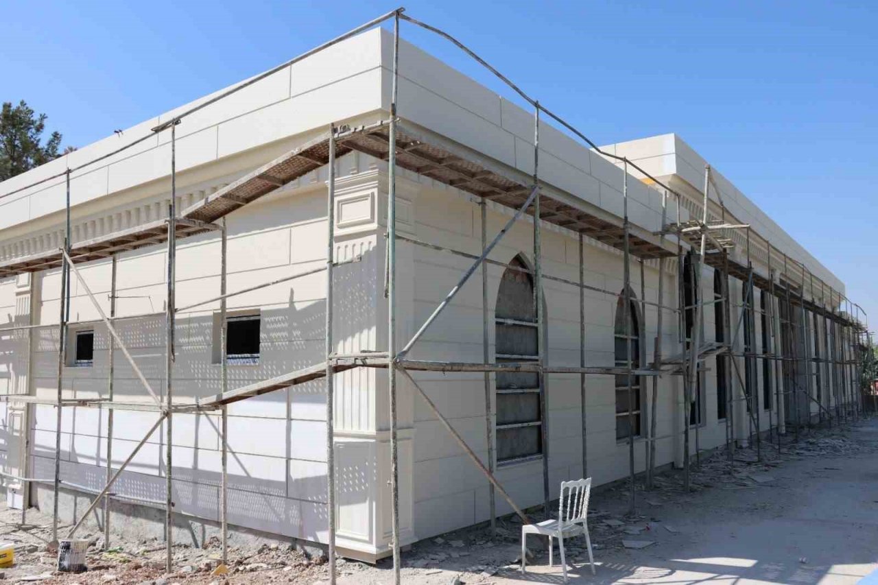 Gastronomi merkezi inşaatı hızla yükseliyor