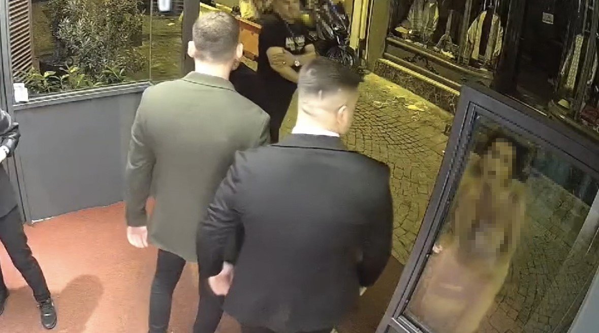 Beşiktaş’ta gece kulübünde kadınların taşkınlığı kamerada: Ortalığı birbirine kattılar