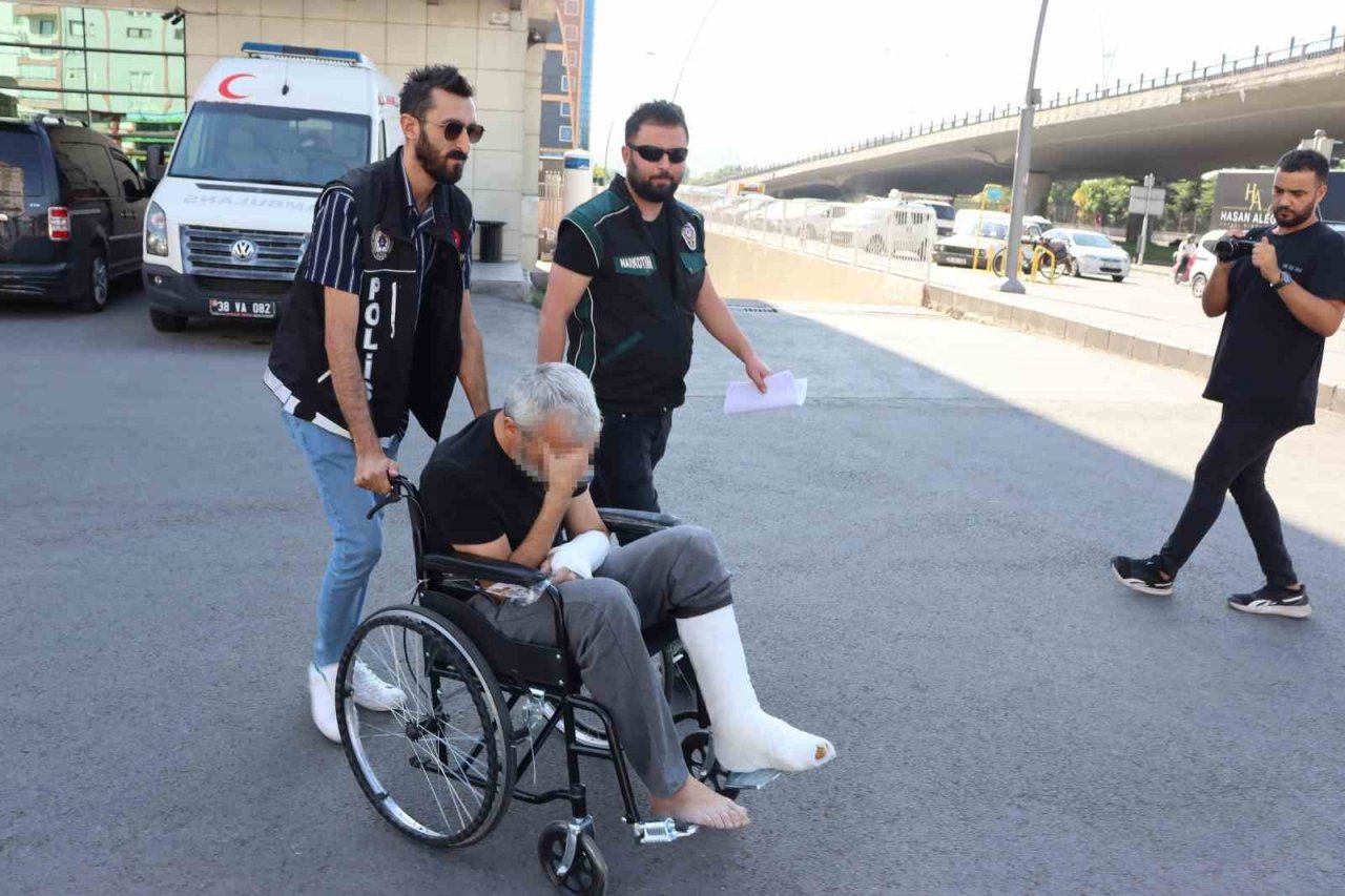 Yakalanacağını anladı, 1’inci kattan atladı