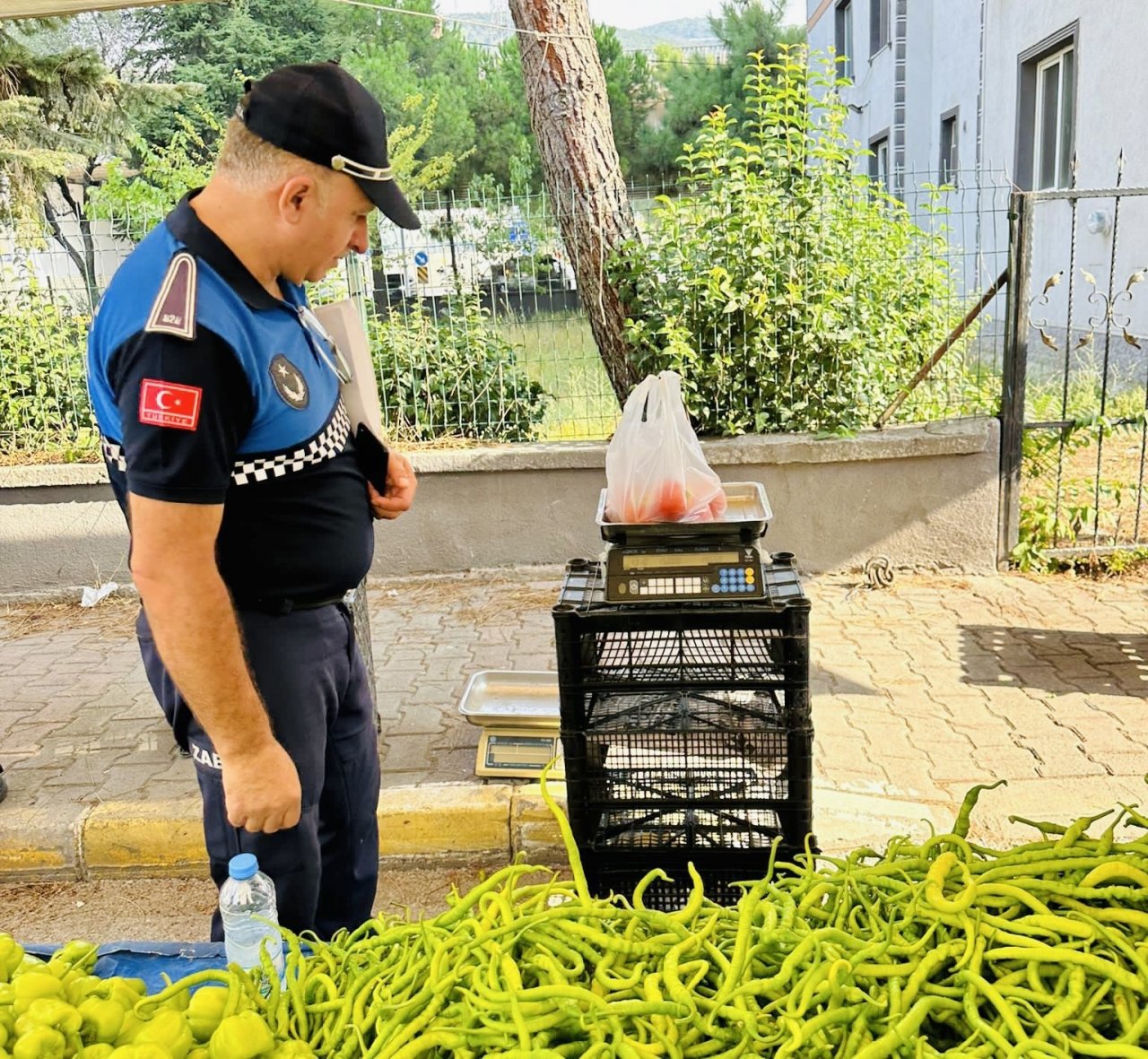 Körfez zabıtasından pazar denetimi