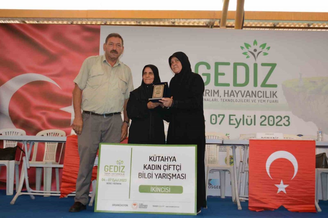 Gediz’de kadın çiftçiler için bilgi yarışması düzenlendi