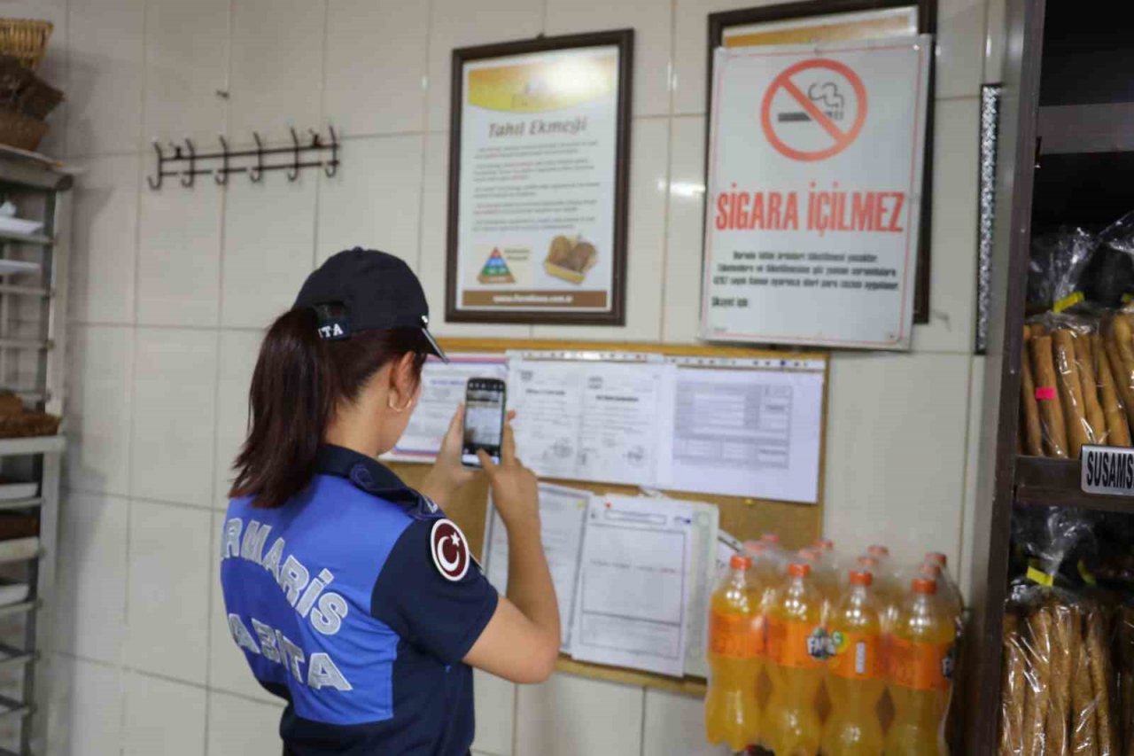 Marmaris Zabıtası’ndan yoğun mesai