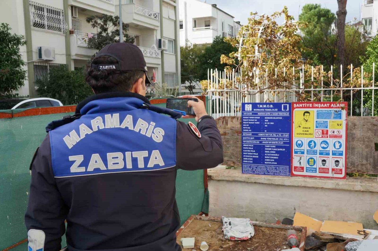 Marmaris Zabıtası’ndan yoğun mesai
