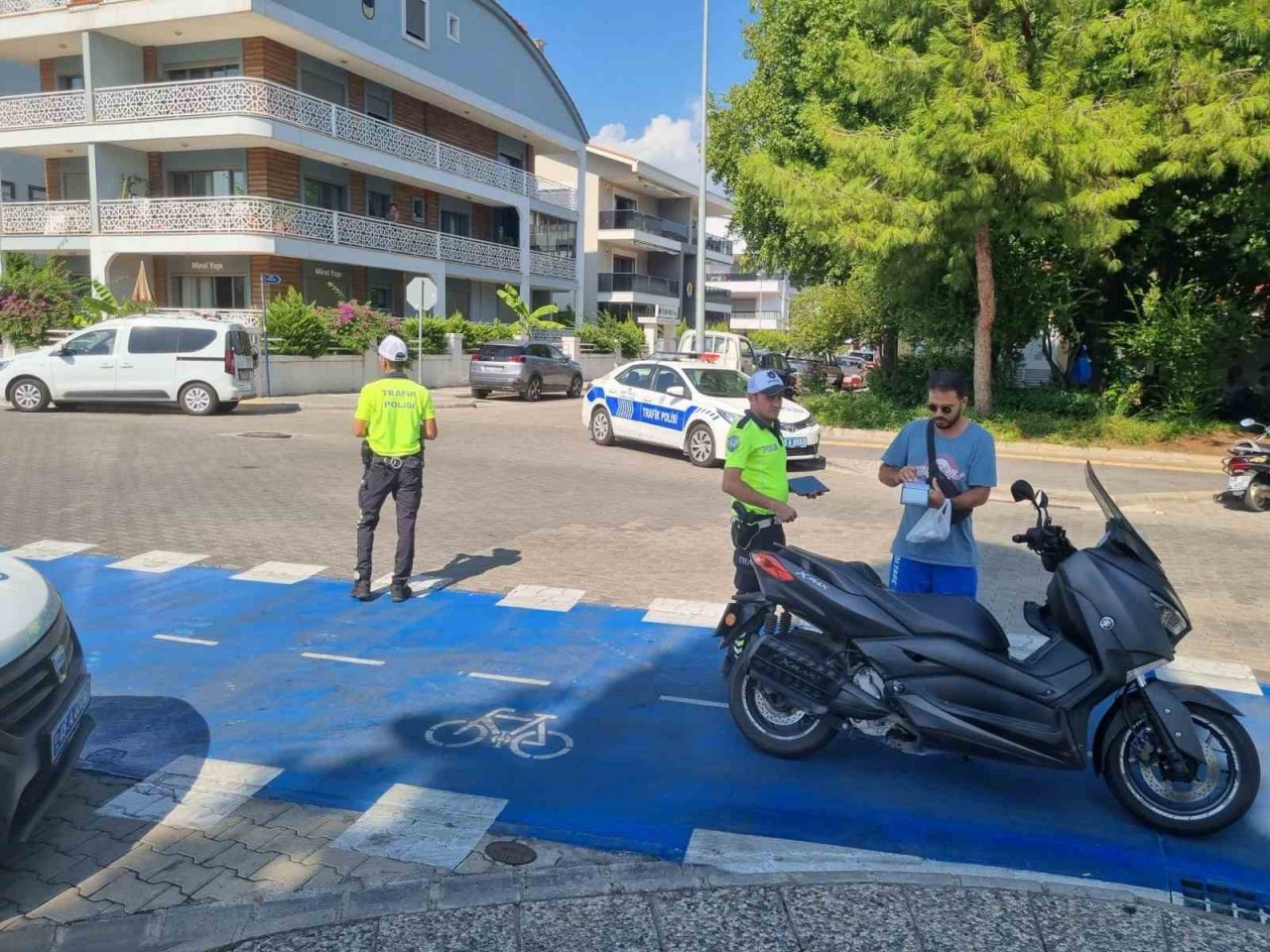 Marmaris’te drone destekli denetim