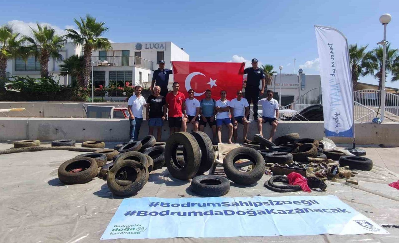 Bodrum’da 10 mahallede 2 bin 283 kilo atık çıktı