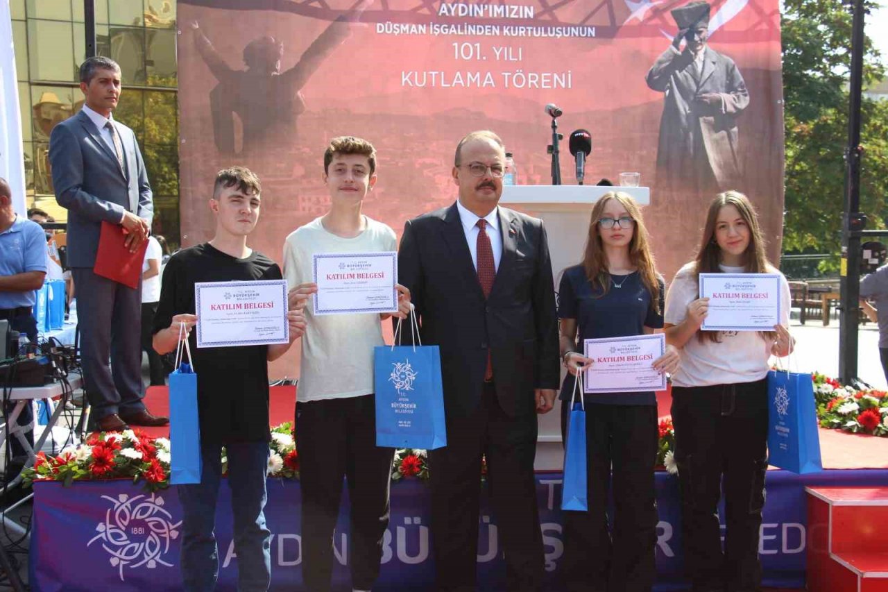 Aydın’ın düşman işgalinden kurtuluşunun 101. yıldönümü kutlandı