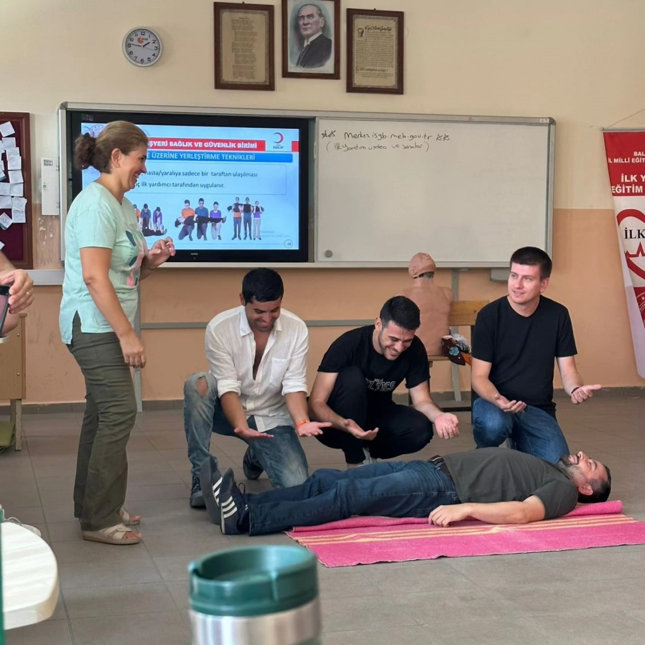 Bigadiçli öğretmenler yeni yıla ilkyardım eğitimiyle başladı