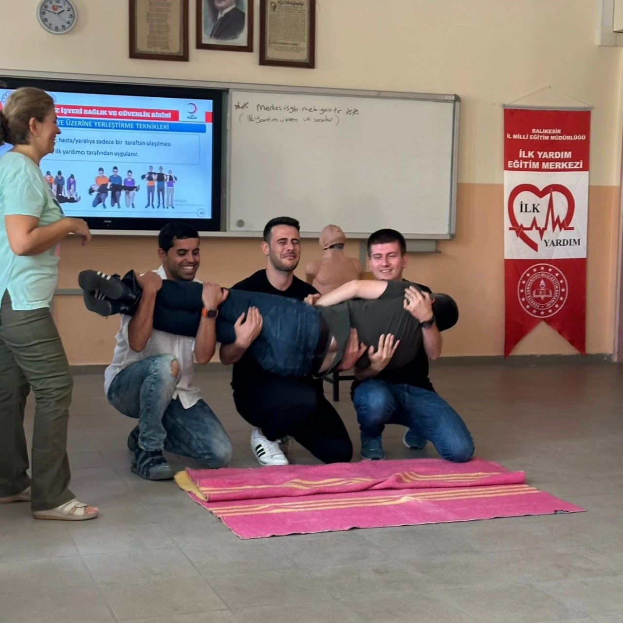 Bigadiçli öğretmenler yeni yıla ilkyardım eğitimiyle başladı