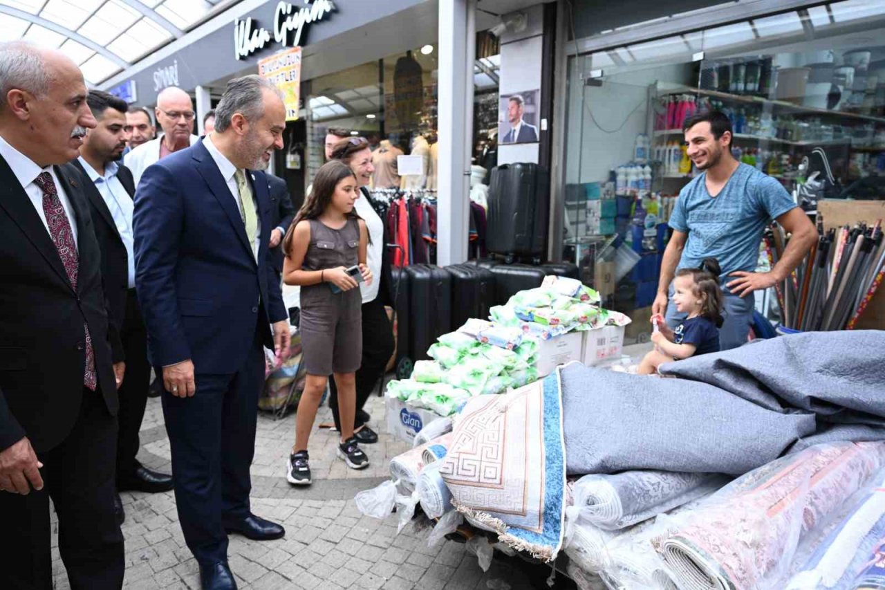 Yenişehir tarihi Balıbey Çarşısı’na estetik çatı