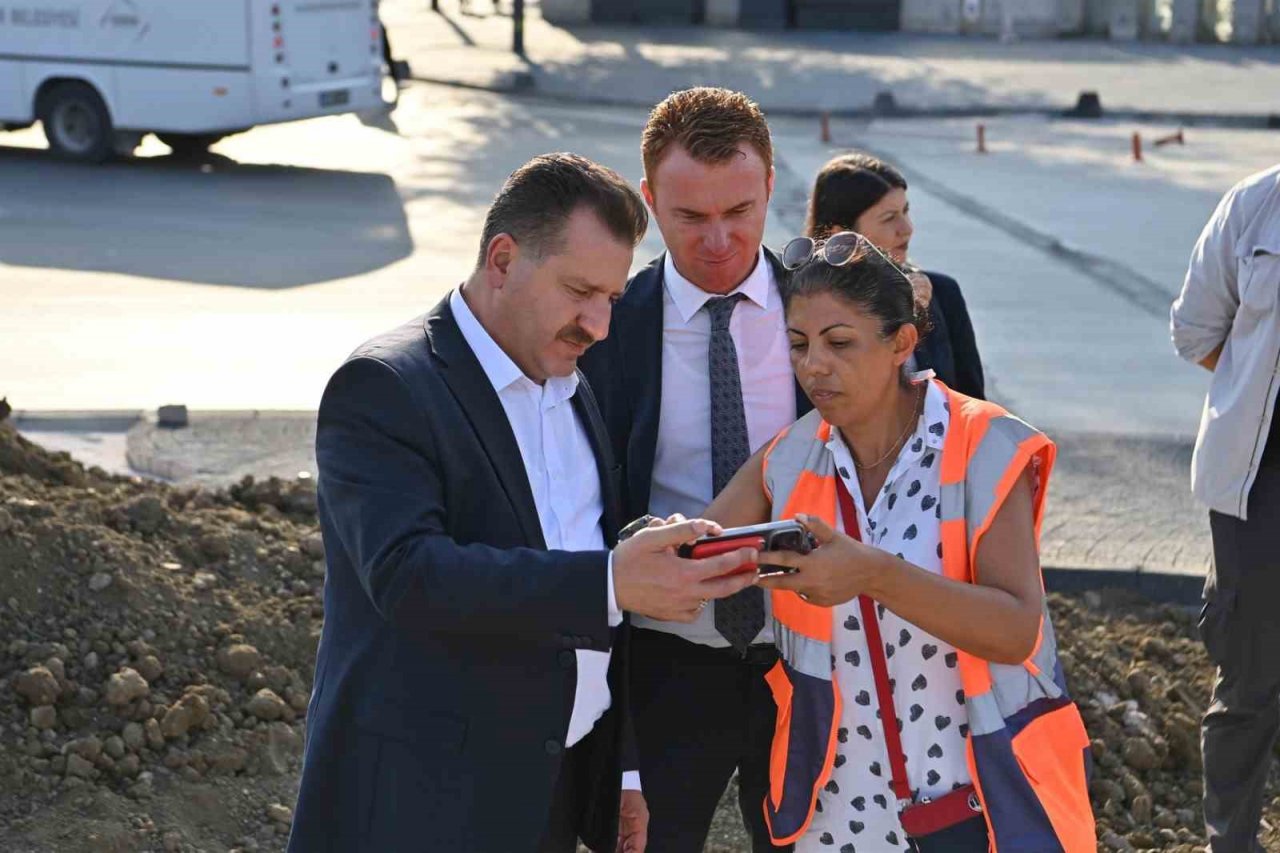 Cumhuriyet Meydanı’na peyzaj çalışması