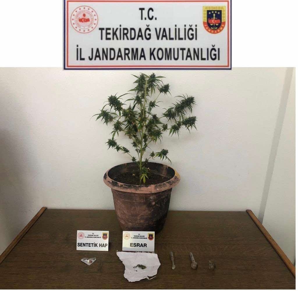 Tekirdağ’da uyuşturucu operasyonları: 5 gözaltı