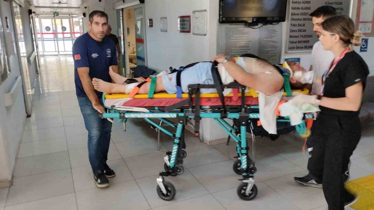 Erdek’te trafik kazasında 2 kişi yaralandı