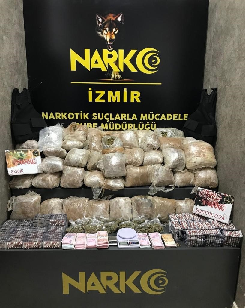 İzmir’de bir haftada 50 uyuşturucu operasyonu: 37 tutuklama
