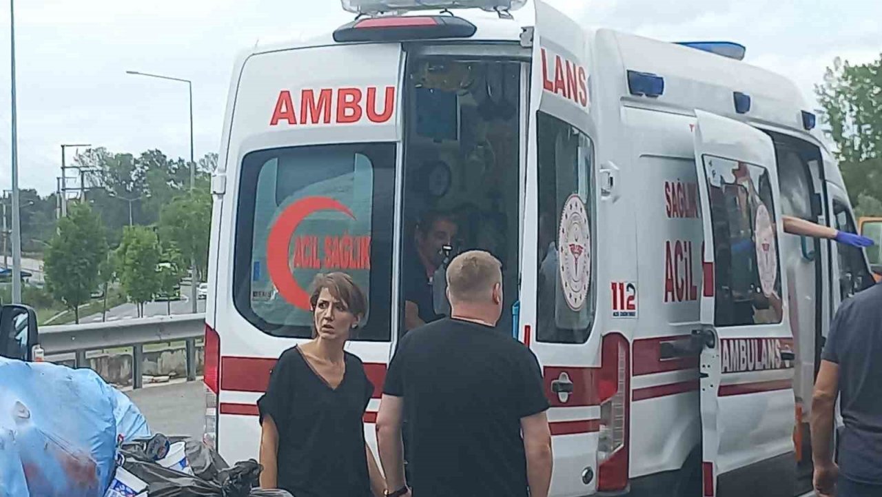 Lastik ayrıştırma makinesi arızalandı: 13 işçi dumandan etkilendi